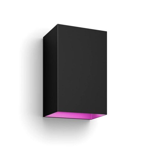 Aplique mural para exteriores Philips Hue White and Color ambiance Resonate Negro