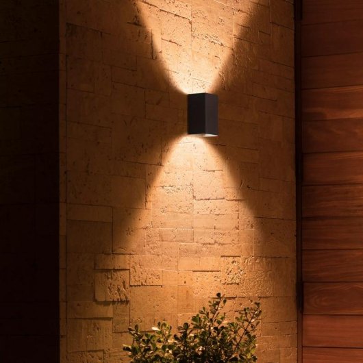 Aplique mural para exteriores Philips Hue White and Color ambiance Resonate Negro