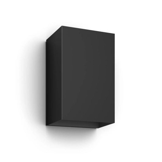 Aplique mural para exteriores Philips Hue White and Color ambiance Resonate Negro