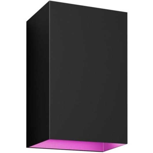 Aplique mural para exteriores Philips Hue White and Color ambiance Resonate Negro