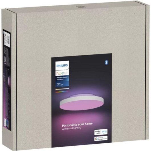Foco de techo Philips Hue Datura 38,4 cm LED 48 W RGB regulable blanco