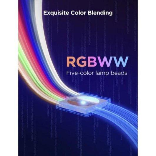 Cinta luminosa Govee Light 2 Pro 5 m RGBWW adhésive intérieure