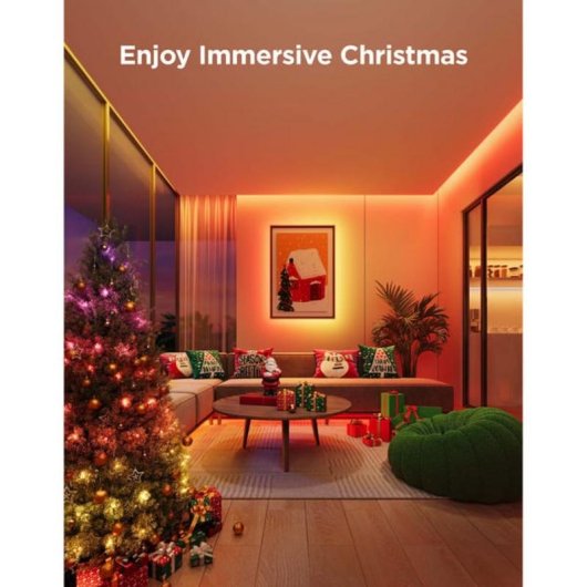 Cinta luminosa Govee Light 2 Pro 5 m RGBWW adhésive intérieure
