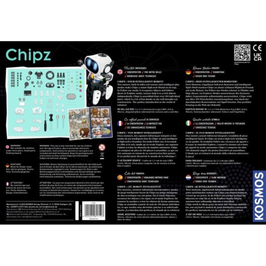 Robot de entretenimiento Kosmos KM617127 Chipz para niños de 8 años