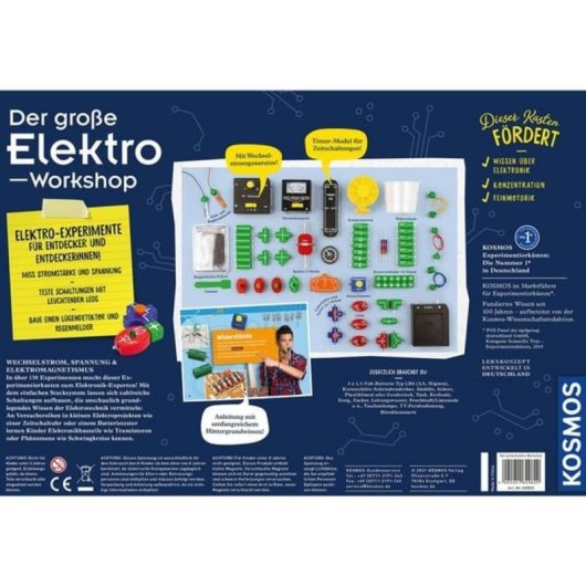 Kit di elettronica Kosmos Elektro per bambini da 10 a 14 anni