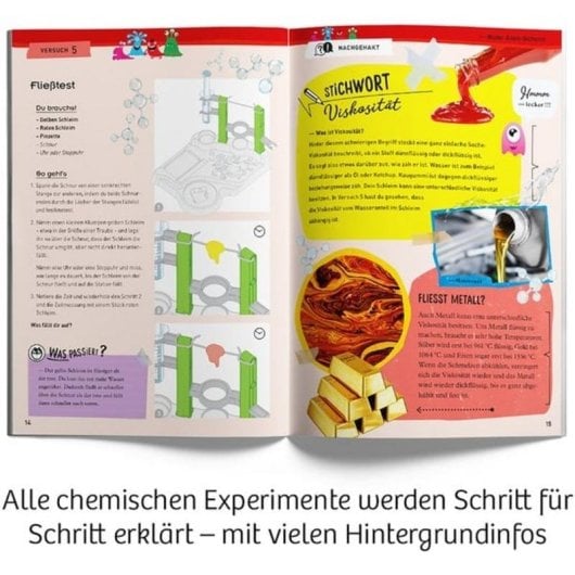 Caisse d'expériences Kosmos Slime Chimie 8-13 ans Multicolore