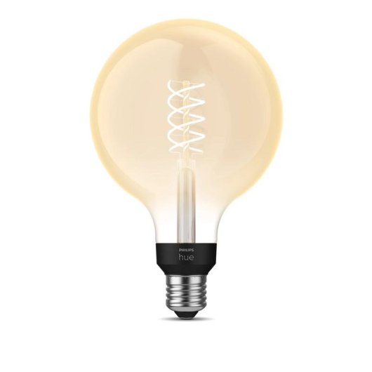 Bombilla Inteligente Philips Hue G125 E27 Filamento Globo Transparente