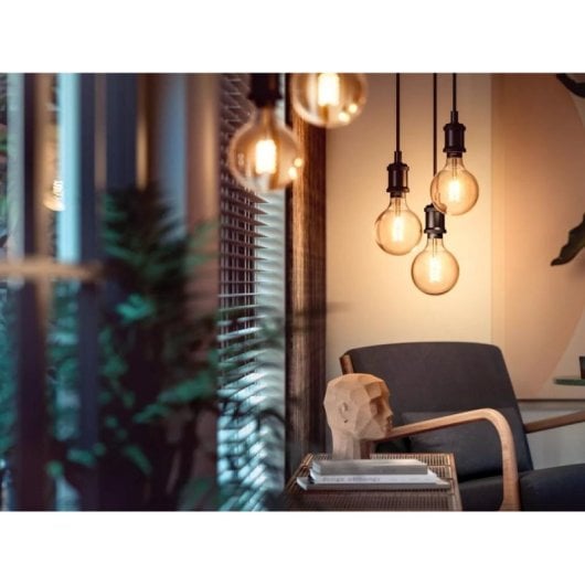 Bombilla Inteligente Philips Hue G125 E27 Filamento Globo Transparente