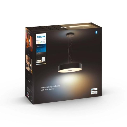 Lámpara Colgante Inteligente Philips Hue White Ambiance Fair Negro