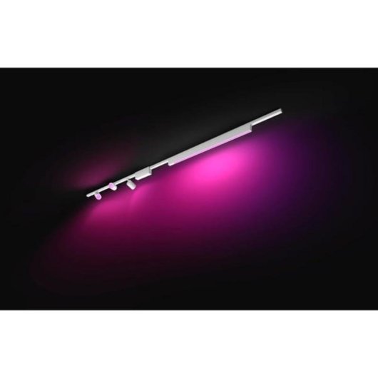 Kit d'éclairage intelligent Philips Hue Perifo pour plafond droit avec 3 spots et 1 barre lumineuse
