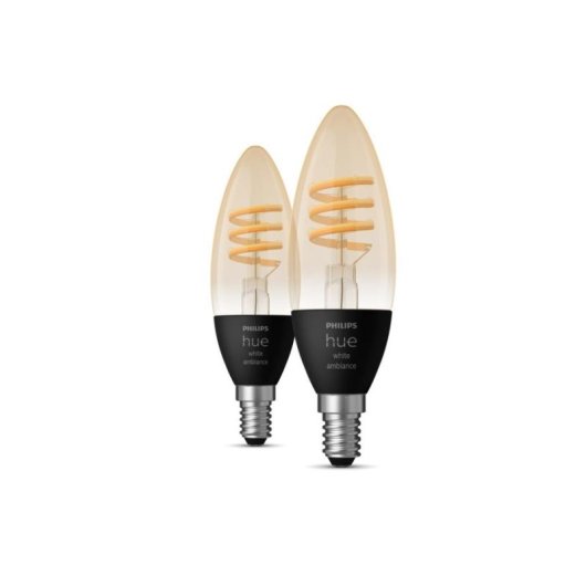Lámpara LED Philips Hue E14 Vela 2 unidades 350 lm Regulable