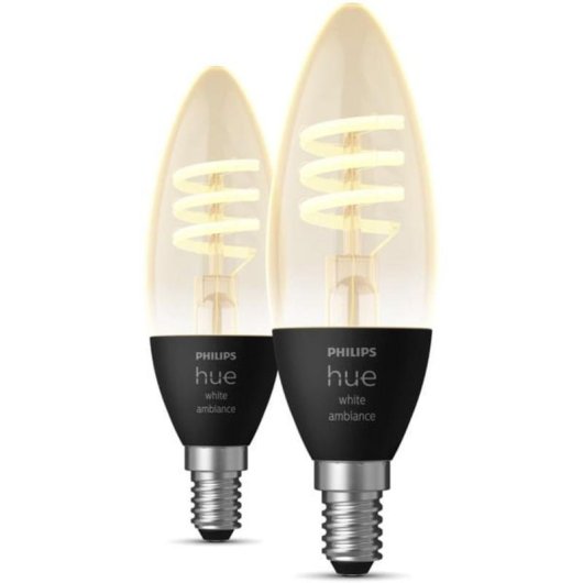 Lámpara LED Philips Hue E14 Vela 2 unidades 350 lm Regulable