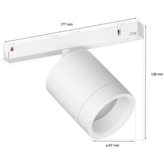 Zylinder-Spot Perifo Philips Hue White and Color ambiance Bluetooth/Zigbee