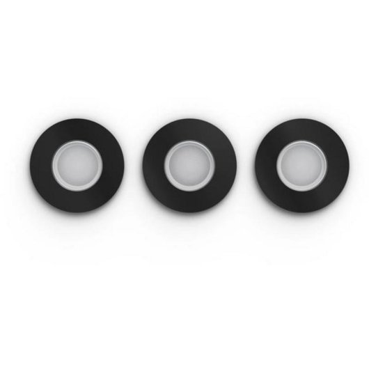 Foco empotrable inteligente Philips Hue Xamento 8,6" Negro Pack 3 unidades