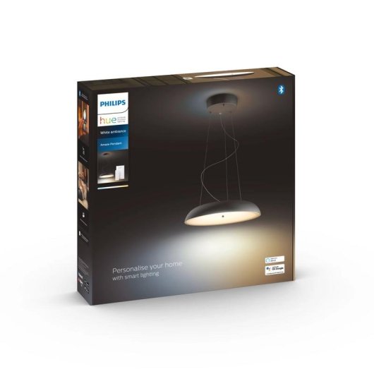 Lampada a sospensione intelligente Philips Hue White Ambiance Amaze nera