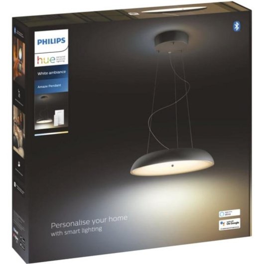 Lampada a sospensione intelligente Philips Hue White Ambiance Amaze nera