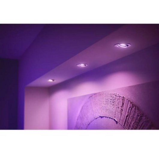 Foco incassabile intelligente Philips Hue White and Color ambiance Pack di 3