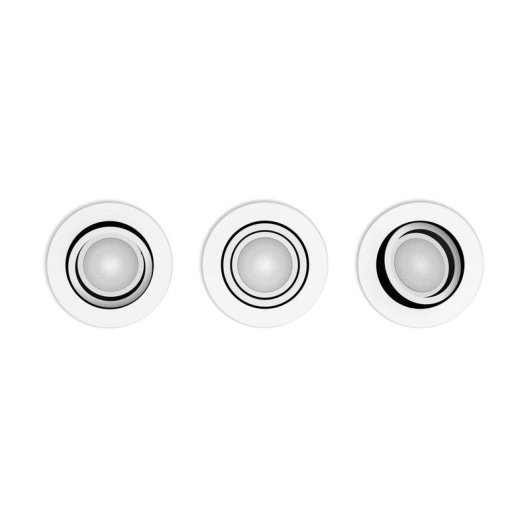 Foco incassabile intelligente Philips Hue White and Color ambiance Pack di 3