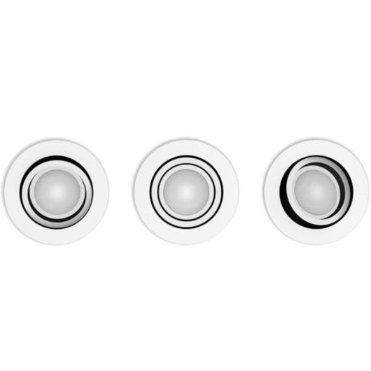 Foco incassabile intelligente Philips Hue White and Color ambiance Pack di 3