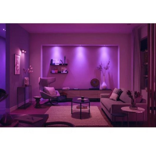Foco incassabile intelligente Philips Hue White and Color ambiance Pack di 3