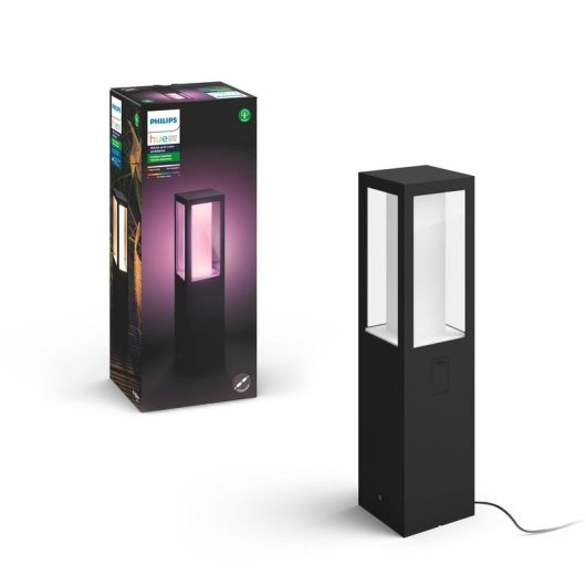 Lampe de pied intelligente Philips Hue Impress Bluetooth/Zigbee extérieur noir