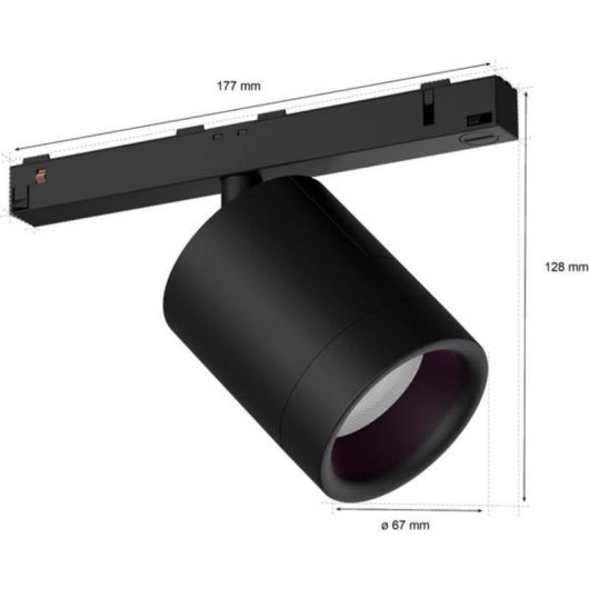 Foco cilíndrico inteligente Philips Hue White and Color ambiance Perifo
