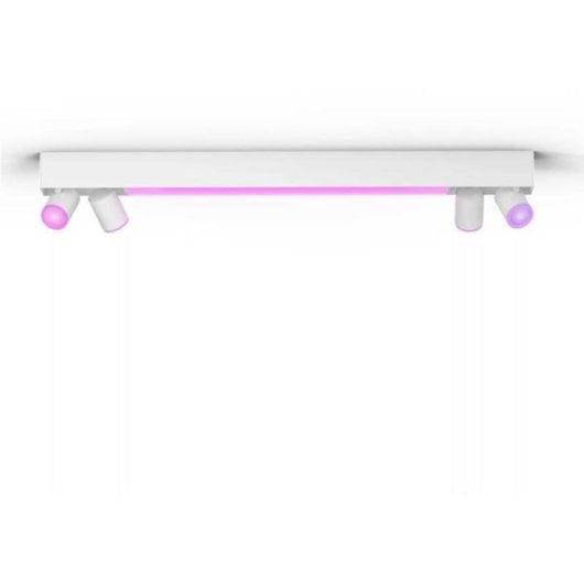 Plafón Inteligente Philips Hue Centris Blanco 4 Focos Bluetooth/Zigbee
