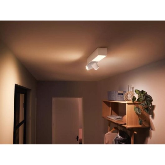 Plafón Inteligente Philips Hue Centris Blanco 2 Focos Bluetooth/Zigbee