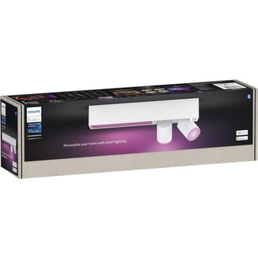 Plafón Inteligente Philips Hue Centris Blanco 2 Focos Bluetooth/Zigbee