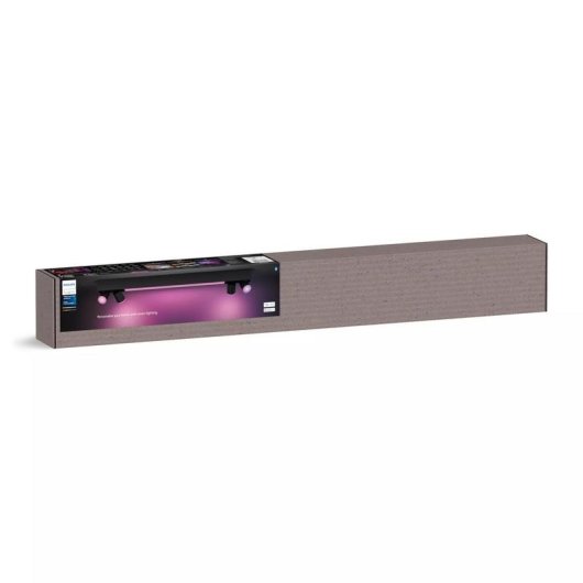 Plafón Inteligente Philips Hue Centris Negro 4 Focos Bluetooth/Zigbee