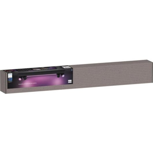 Plafón Inteligente Philips Hue Centris Negro 4 Focos Bluetooth/Zigbee