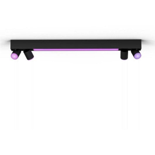 Plafón Inteligente Philips Hue Centris Negro 4 Focos Bluetooth/Zigbee