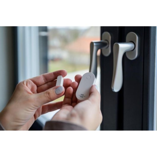 Capteur de Portes et Fenêtres Brennenstuhl 1293910 Zigbee Sans Fil 30 m