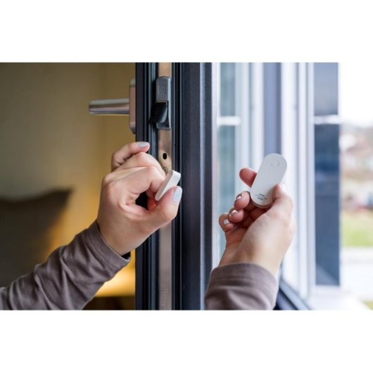 Capteur de Portes et Fenêtres Brennenstuhl 1293910 Zigbee Sans Fil 30 m