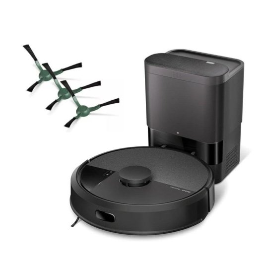 iRobot Roomba 105 Combo Robot Aspirador y Friegasuelos 7000Pa Negro + Base de Autovaciado + Pack  de 3 cepillos