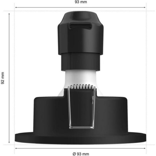 Luce a incasso intelligente Philips Hue Xamento Nero Bluetooth/Zigbee