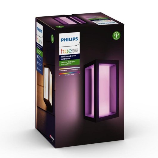 Aplique mural para exteriores Philips Hue White and Color ambiance Impress