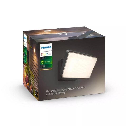 Proyector de exterior inteligente Philips Hue Welcome Bluetooth/Zigbee Negro