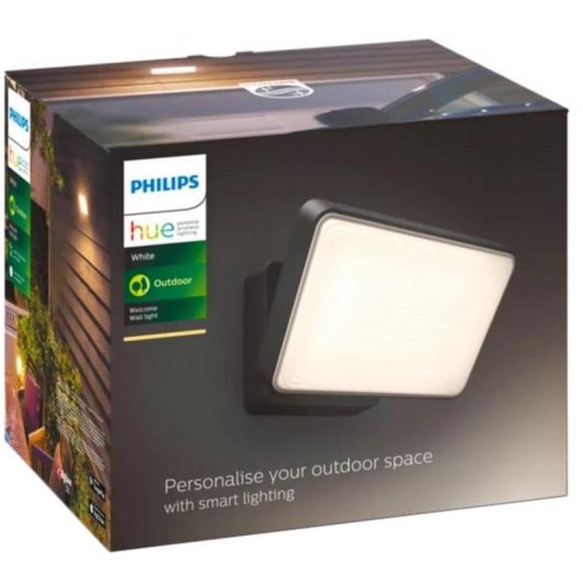 Proyector de exterior inteligente Philips Hue Welcome Bluetooth/Zigbee Negro