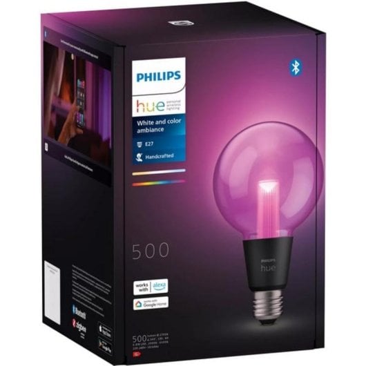 Lampadina intelligente Philips Hue White and Color ambiance G95 E27