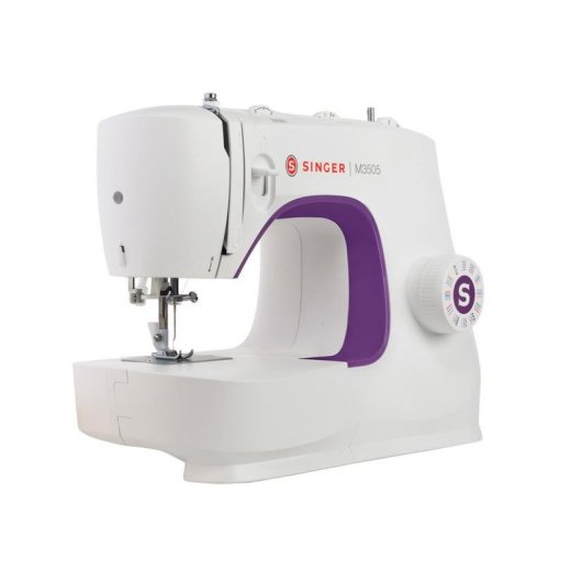 Máquina de coser Singer M3505 semiautomática blanca 32 programas de costura