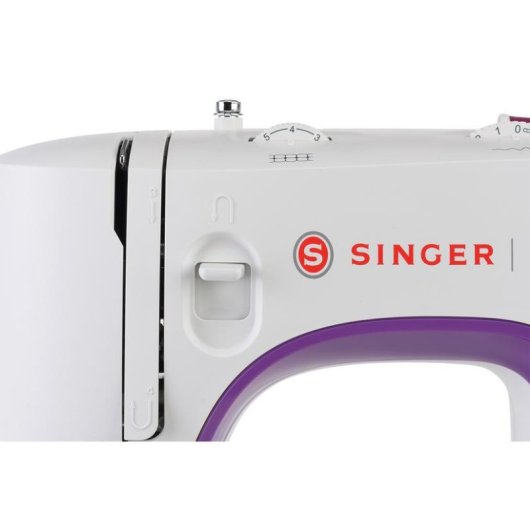 Máquina de coser Singer M3505 semiautomática blanca 32 programas de costura