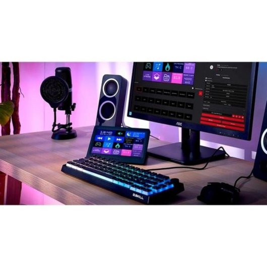Clavier G.Skill WigiDash tactile avec écran LED 7 pouces pour PC