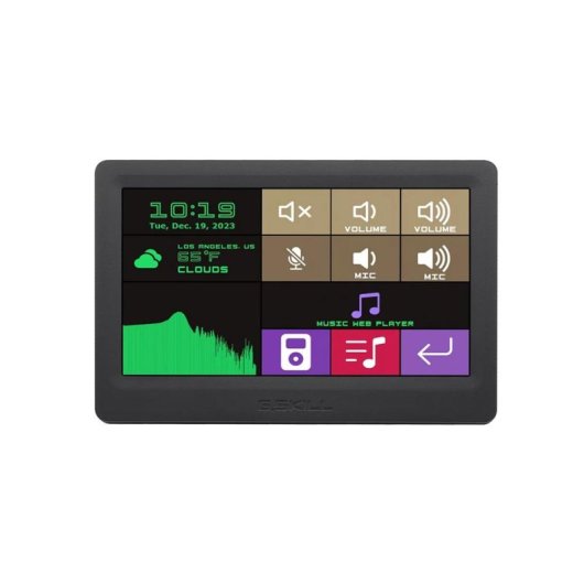 Clavier G.Skill WigiDash tactile avec écran LED 7 pouces pour PC