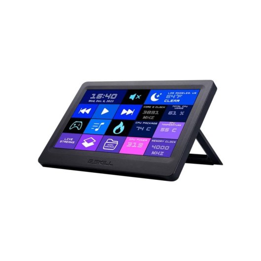 Clavier G.Skill WigiDash tactile avec écran LED 7 pouces pour PC
