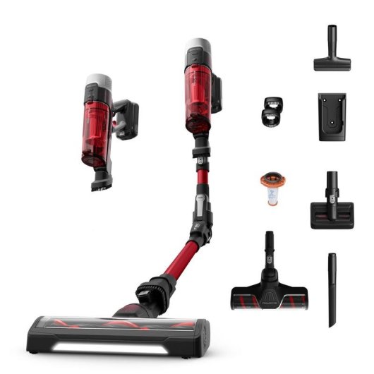Aspiradora sin Cable Rowenta X-Force Flex 9.60 RH2099WO 250W 45 min Turbo Brush Negro Rojo