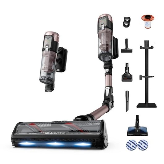 Aspiradora sin Cable Rowenta X-Force Flex RH9CD9E0 780W 120 min Fregado Mascotas Bronce