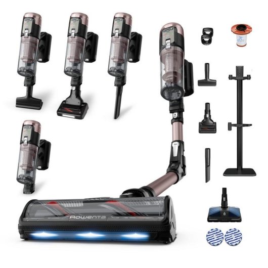 Aspiradora sin Cable Rowenta X-Force Flex RH9CD9E0 780W 120 min Fregado Mascotas Bronce