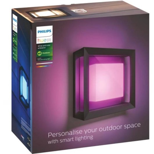 Aplique mural intelligent pour extérieurs Philips Hue White and Color ambiance Econic
