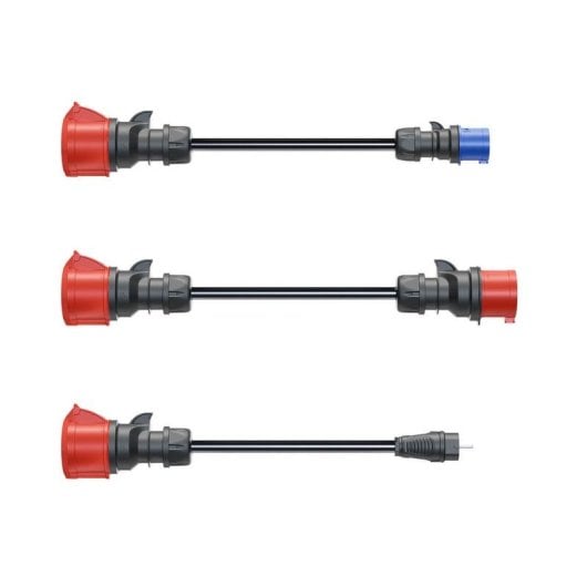 Adaptador go-e Gemini flex 22 kW, 3 peças, Preto